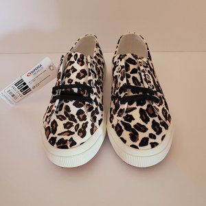 SUPERGA Leopard Print Tennis Shoes Size 9